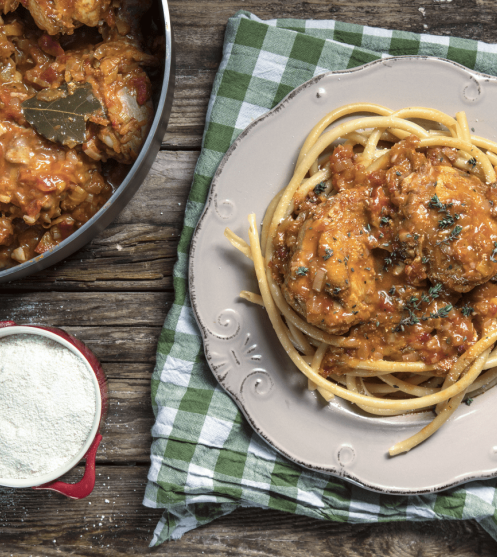 Chicken braised pot